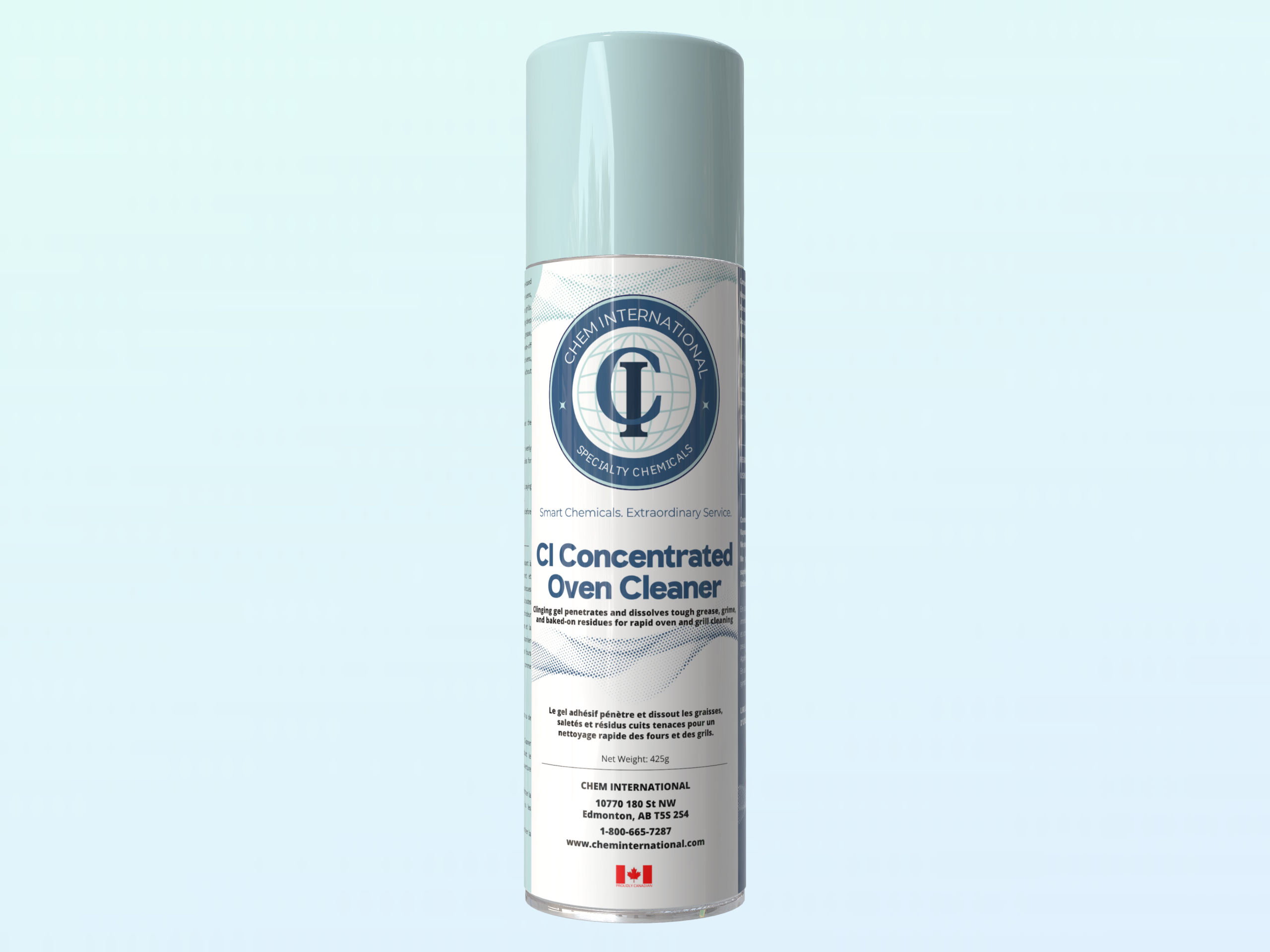 CI Oven Cleaner Aerosol – Clinging Gel for Oven and Grill Cleaning