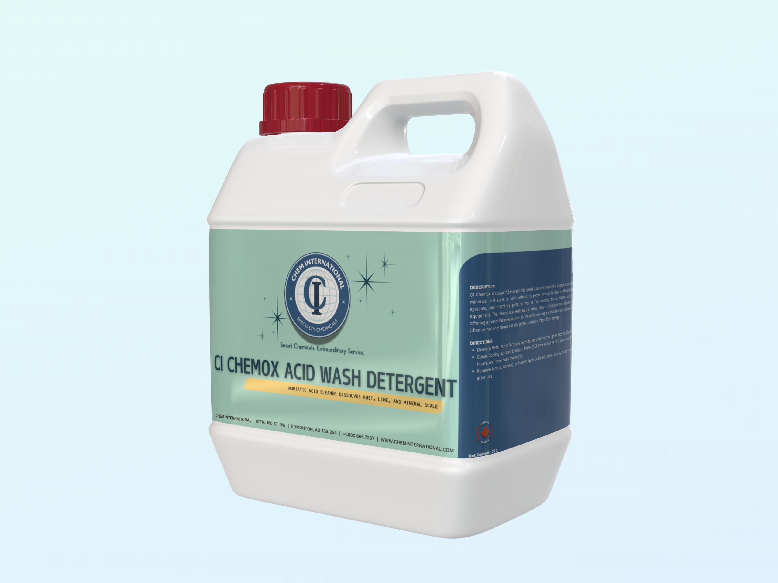 CI Chemox | Industrial Acid Cleaner product packaging