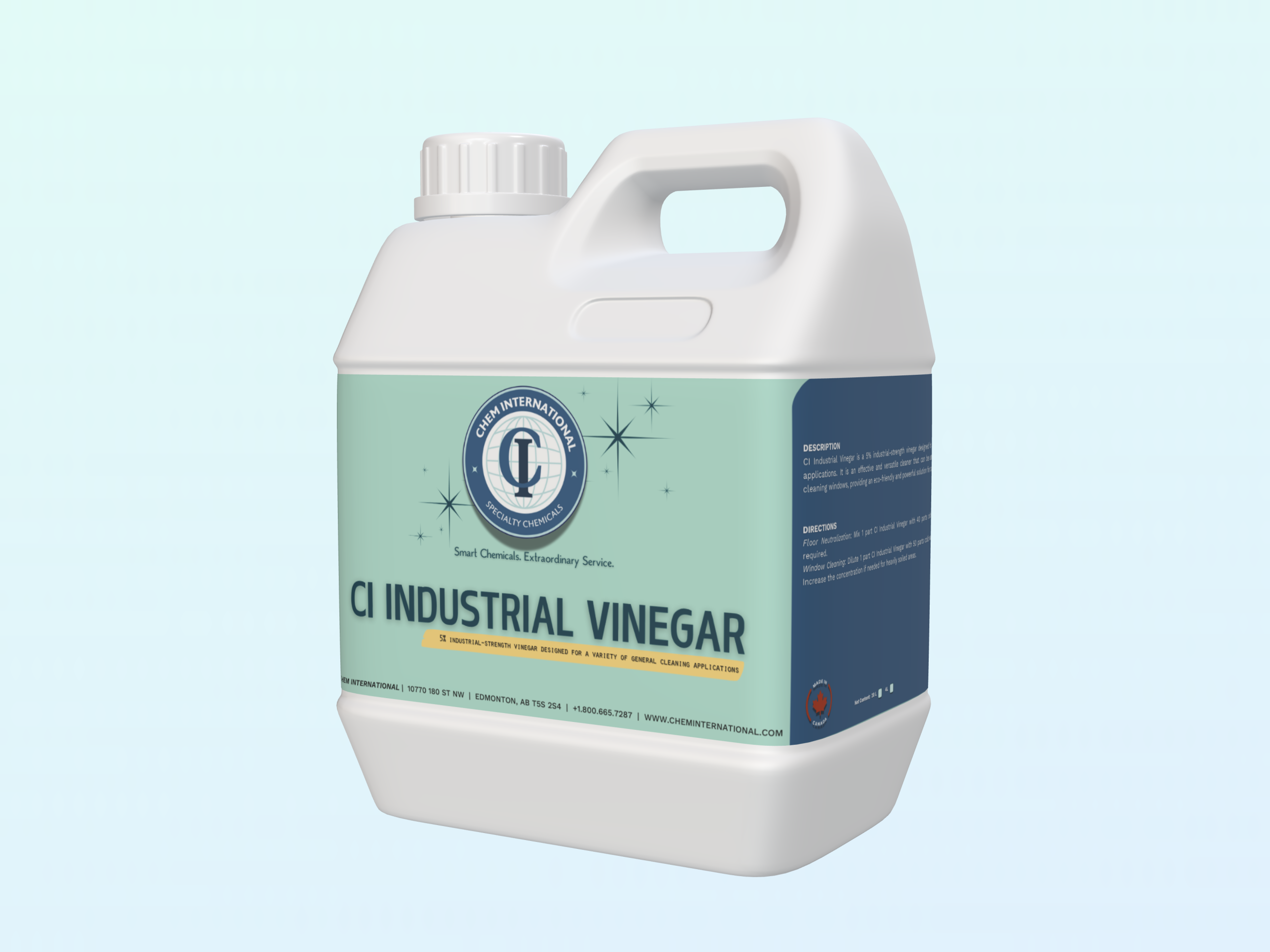 CI Industrial Vinegar product packaging