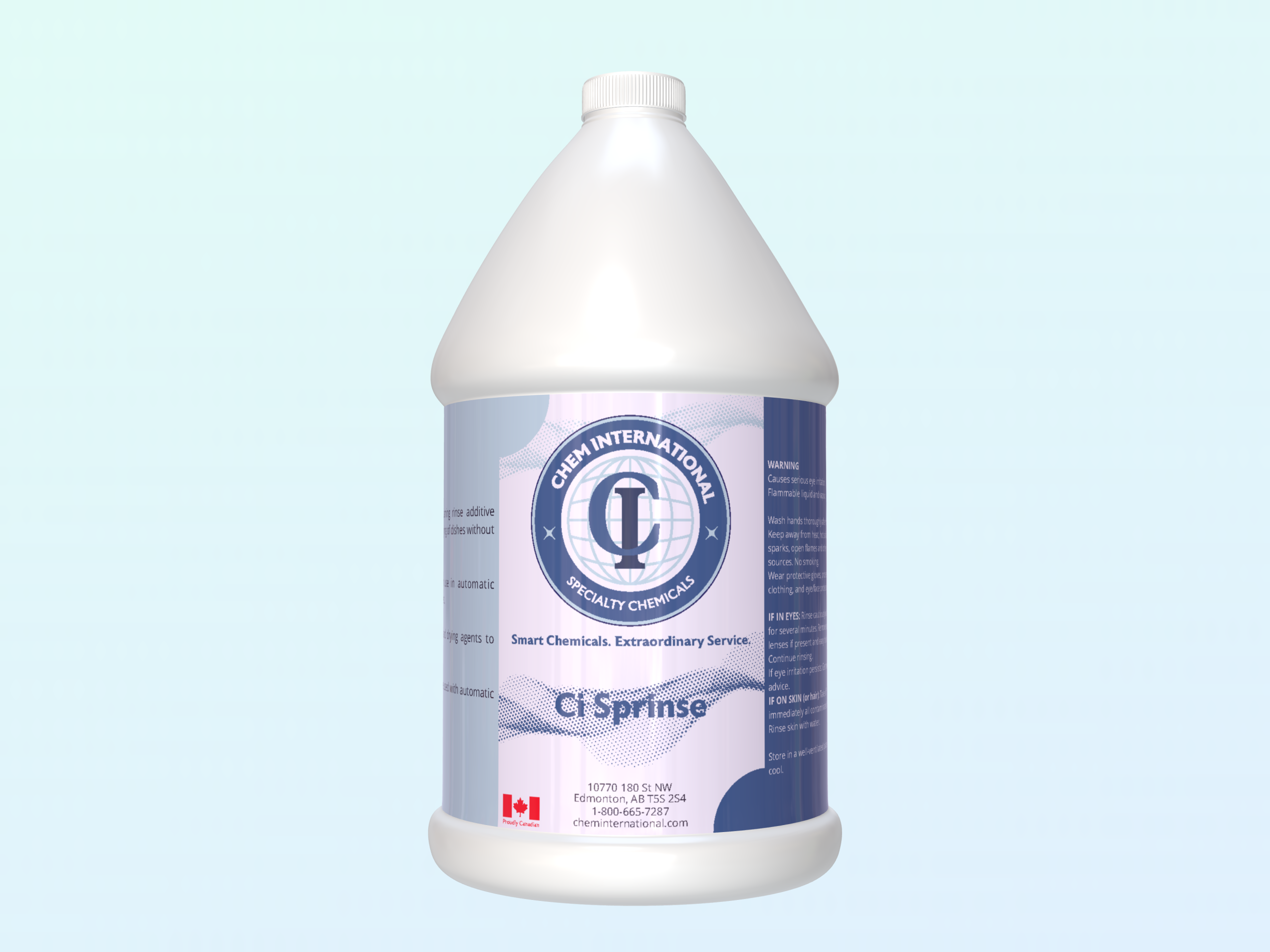 CI Sprinse Rinse Additive product packaging