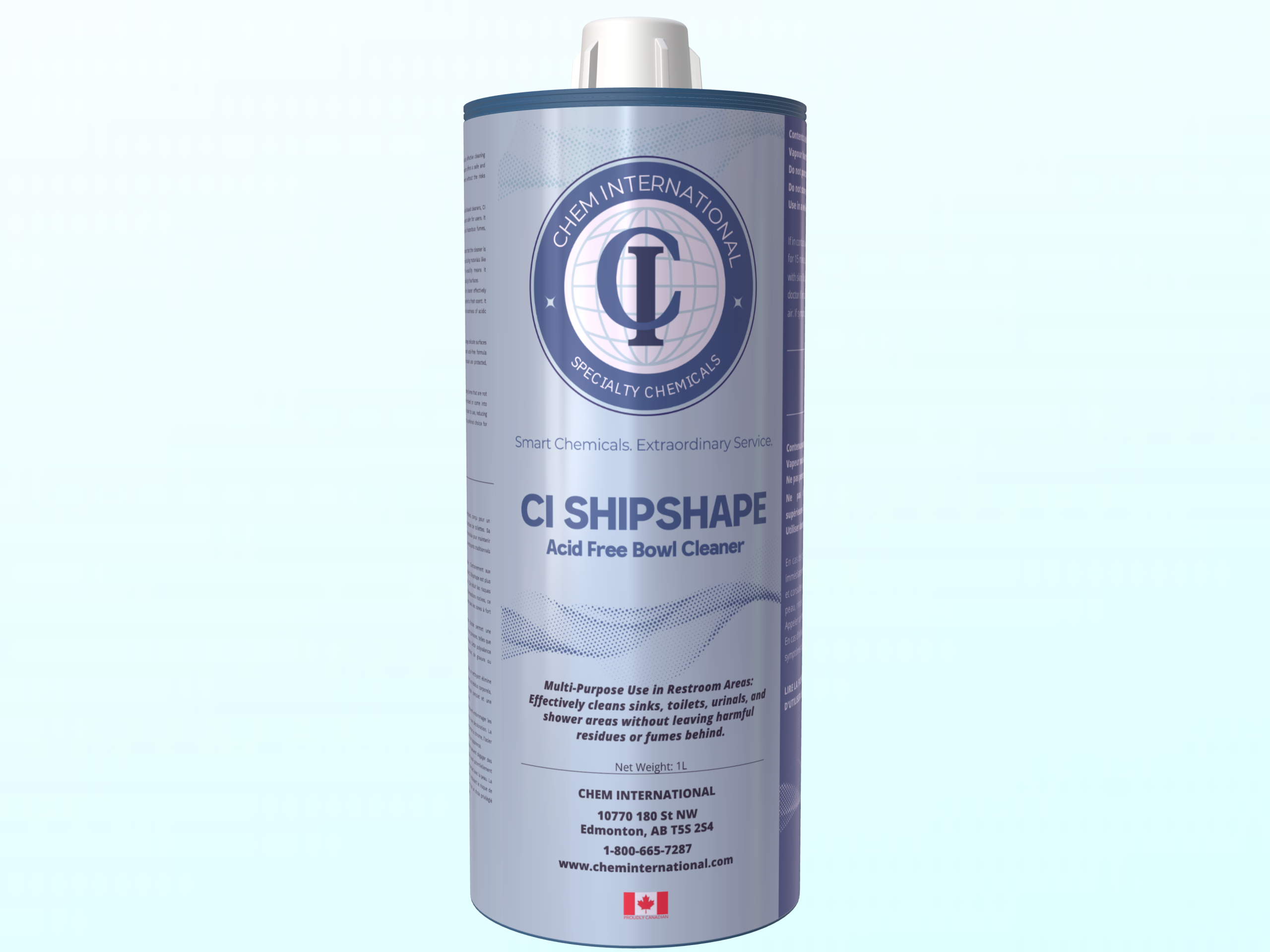 CI ShipShape – Acid Free Commercial Bowl Cleaner product packaging