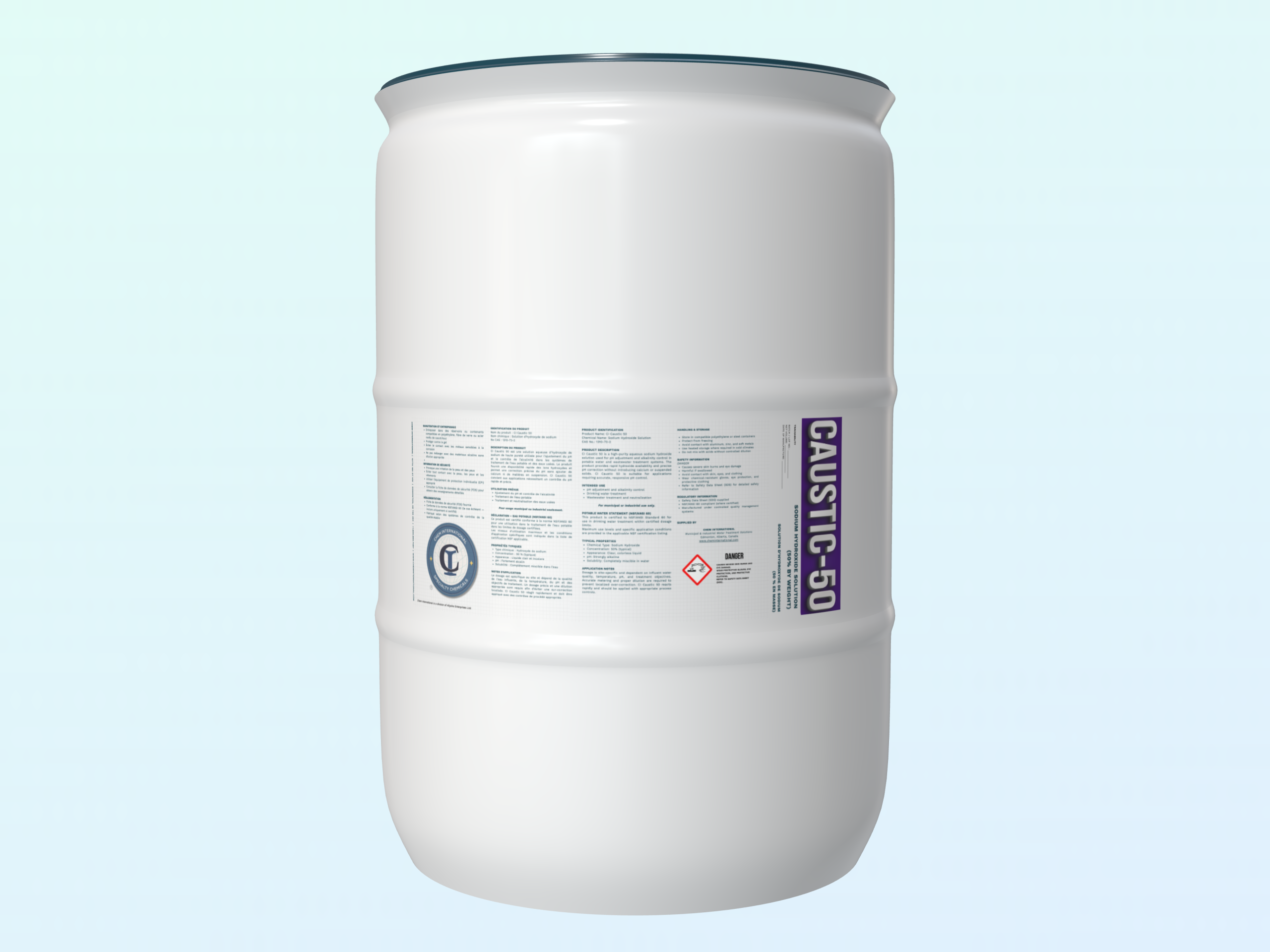 CI Caustic 50 product packaging