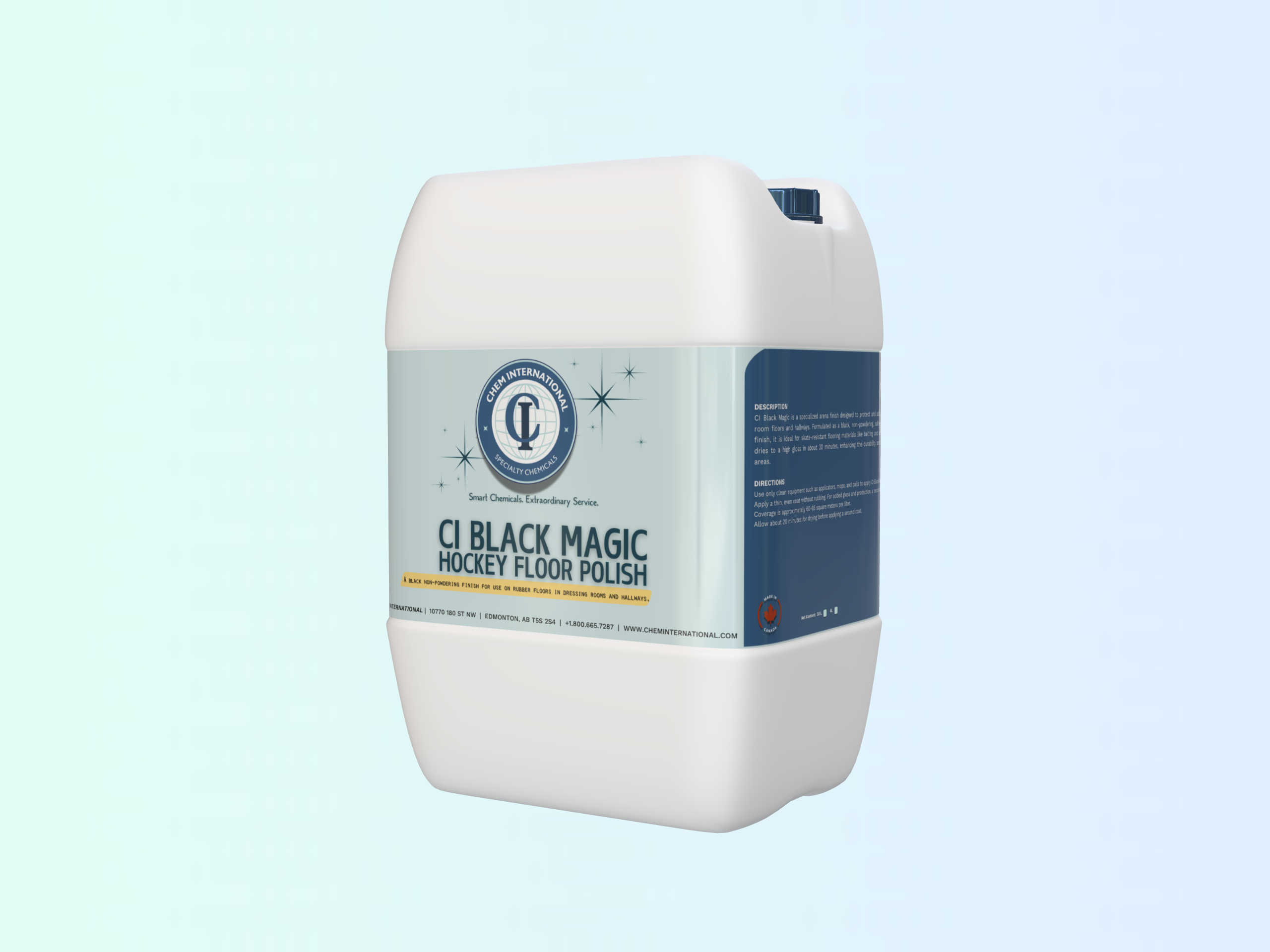 CI BlackMagic Hockey Floor Polish product packaging
