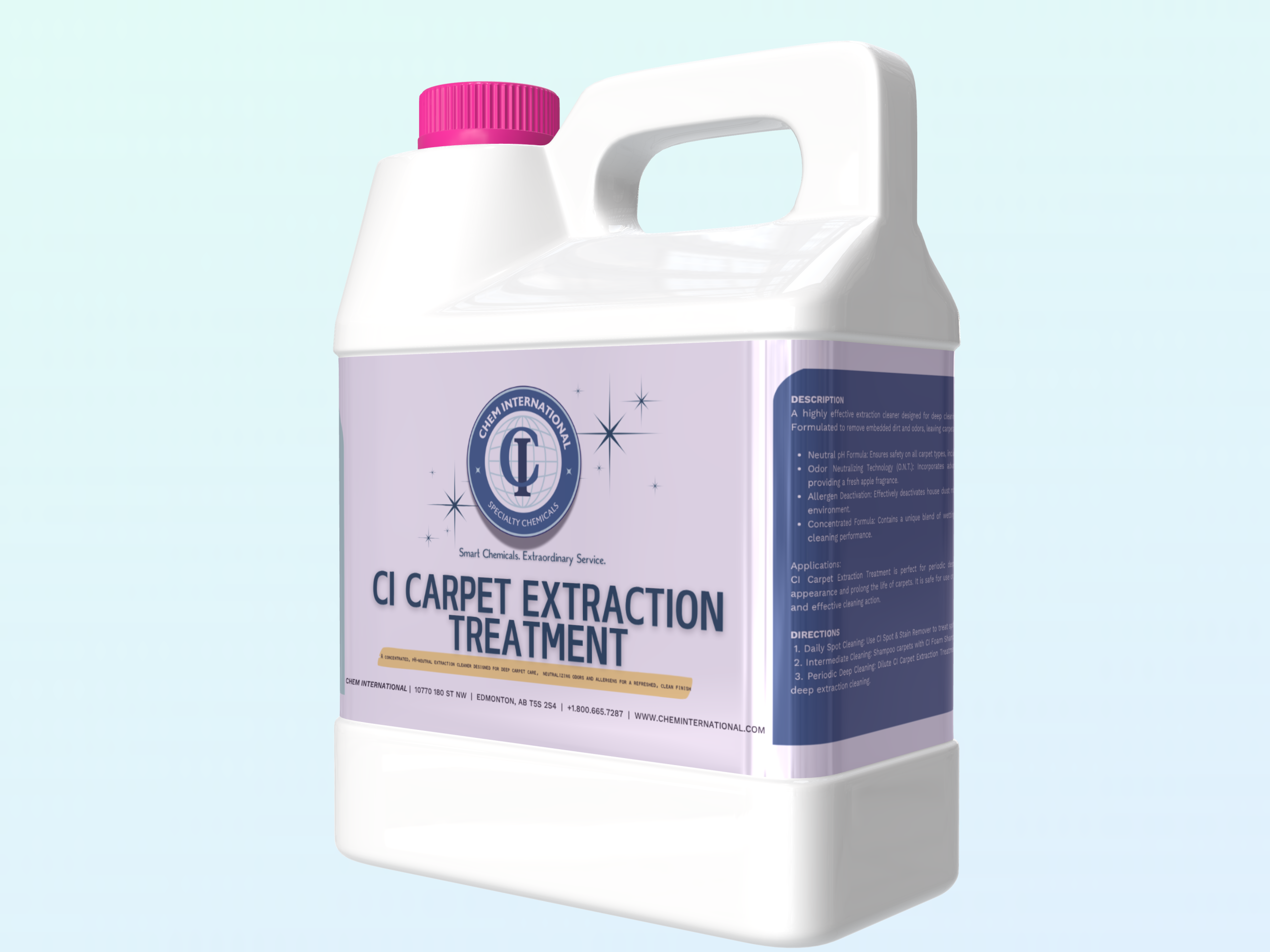 CI Carpet Extraction Cleaning Solution product packaging