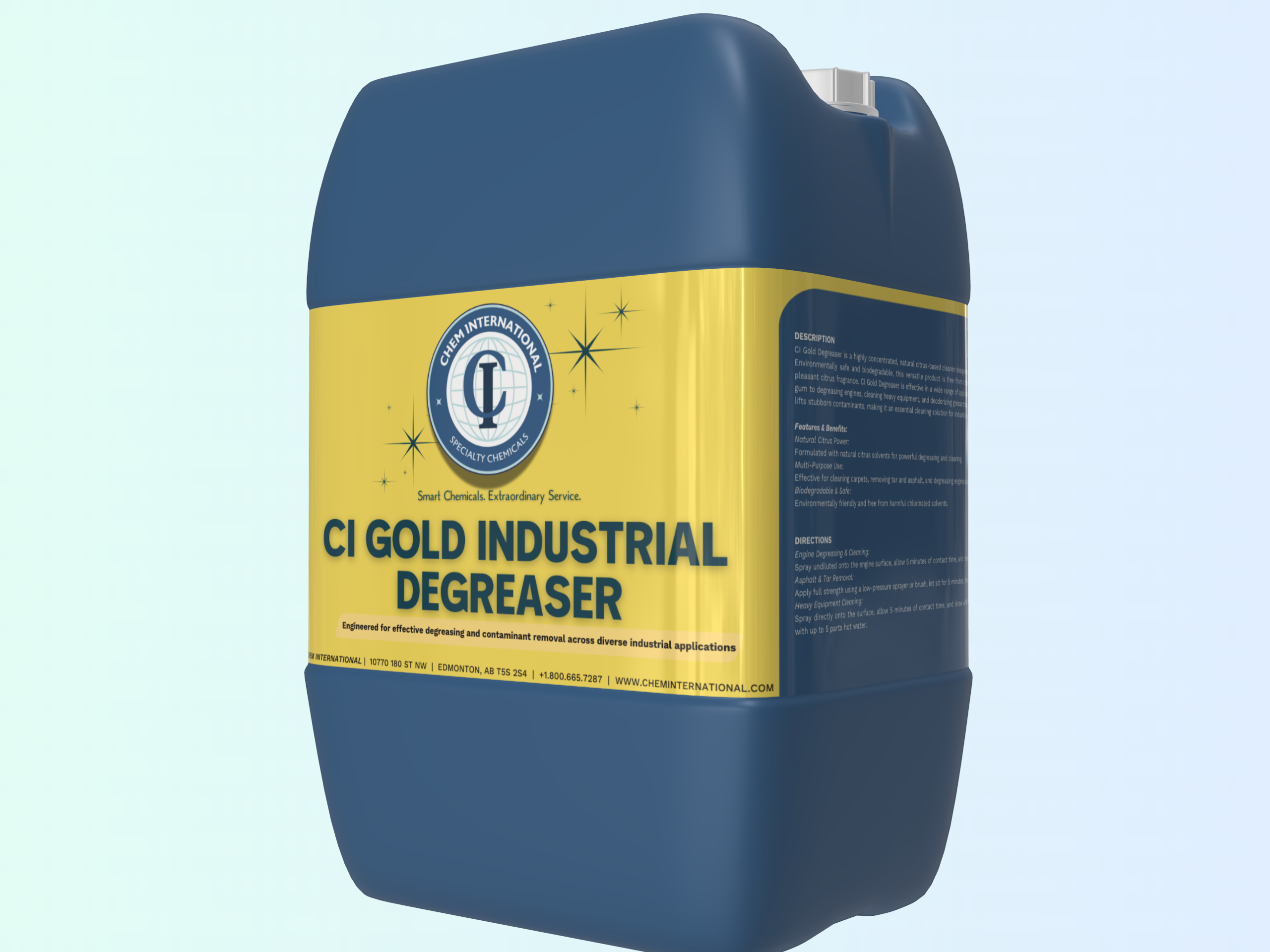 CI Gold Degreaser | Citrus Cleaner for Oil and Tar Removal product packaging